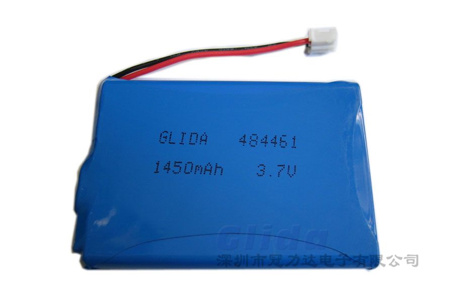 3.7V 铝壳电池484461 1450mAh