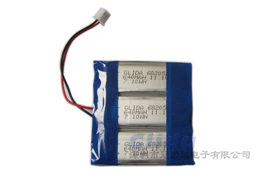 12V聚合物锂电池组640MAH